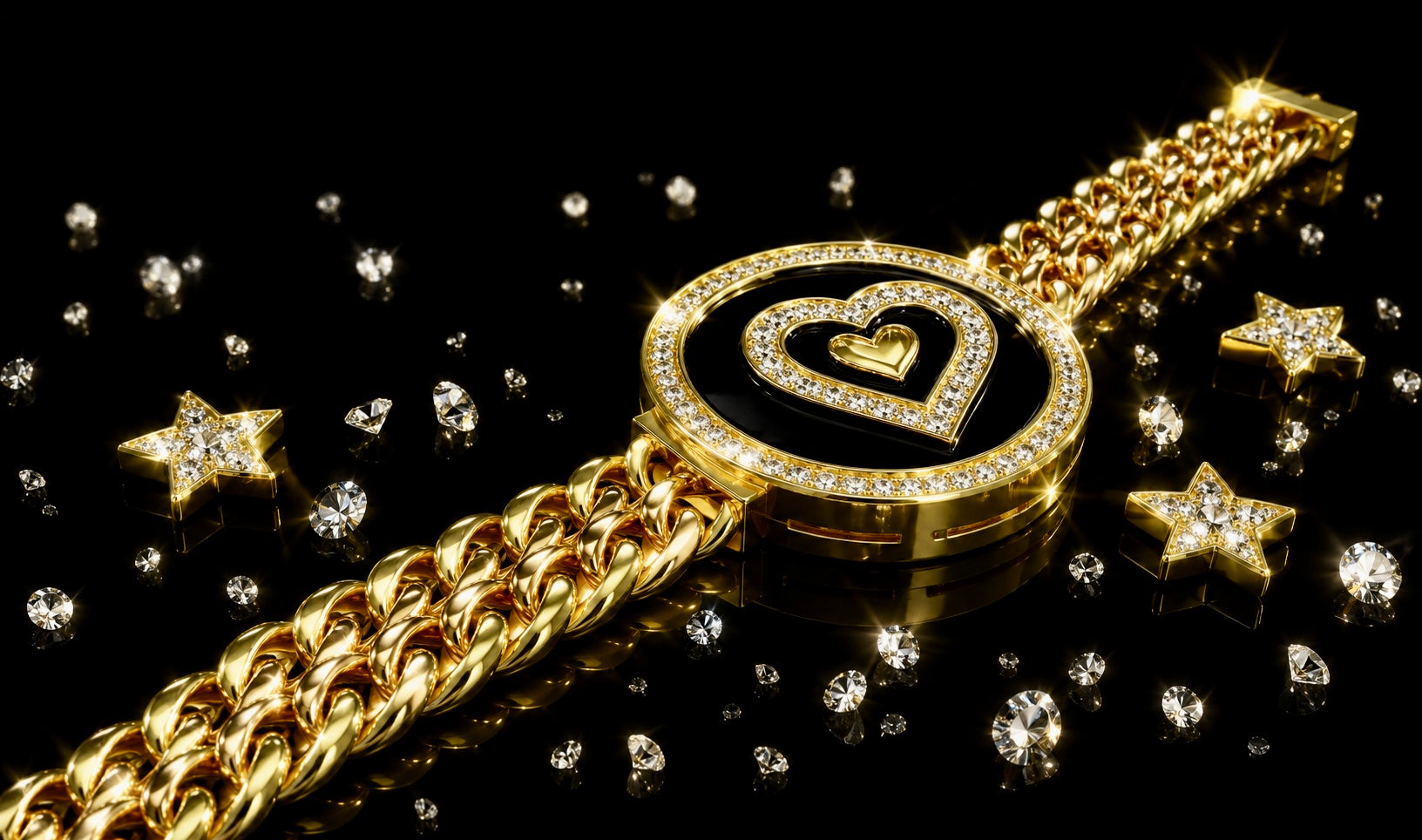 Forever Heart Diamond Bracelet
